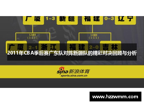 2011年CBA季后赛广东队对阵新疆队的精彩对决回顾与分析